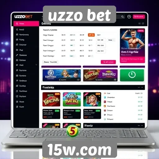 Análise da interface do usuário do site uzzo bet